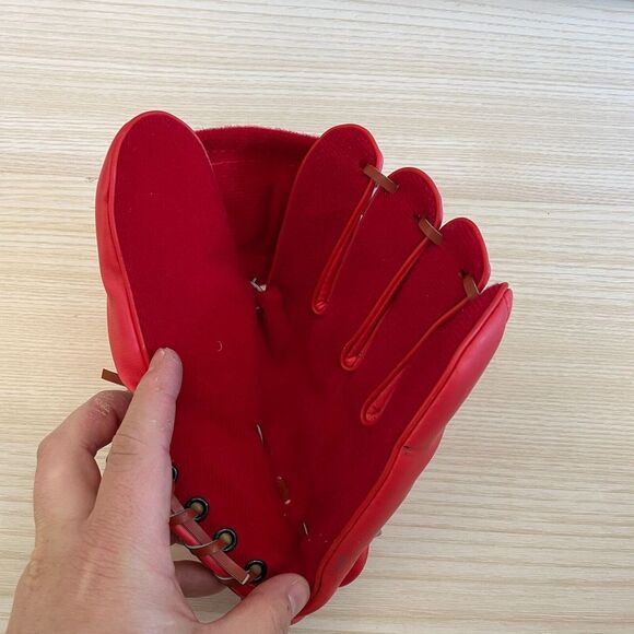 Hutch Red The Walt Disney‎ Team Mickey Donald Duck Sports Baseball Soft Glove - Picture 5 of 6